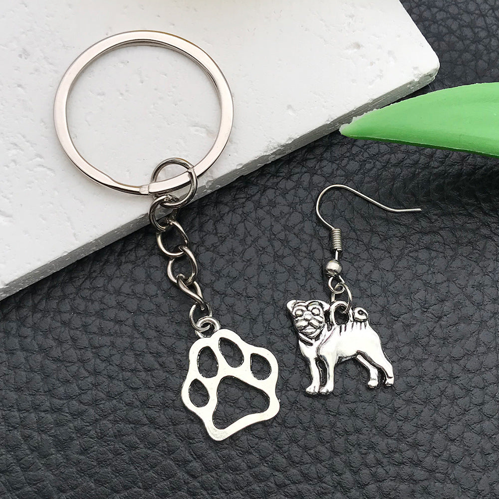Antique Silver Dog Charms