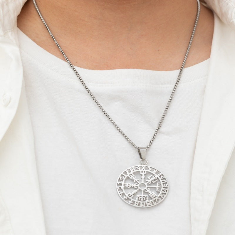 Viking Compass Necklace