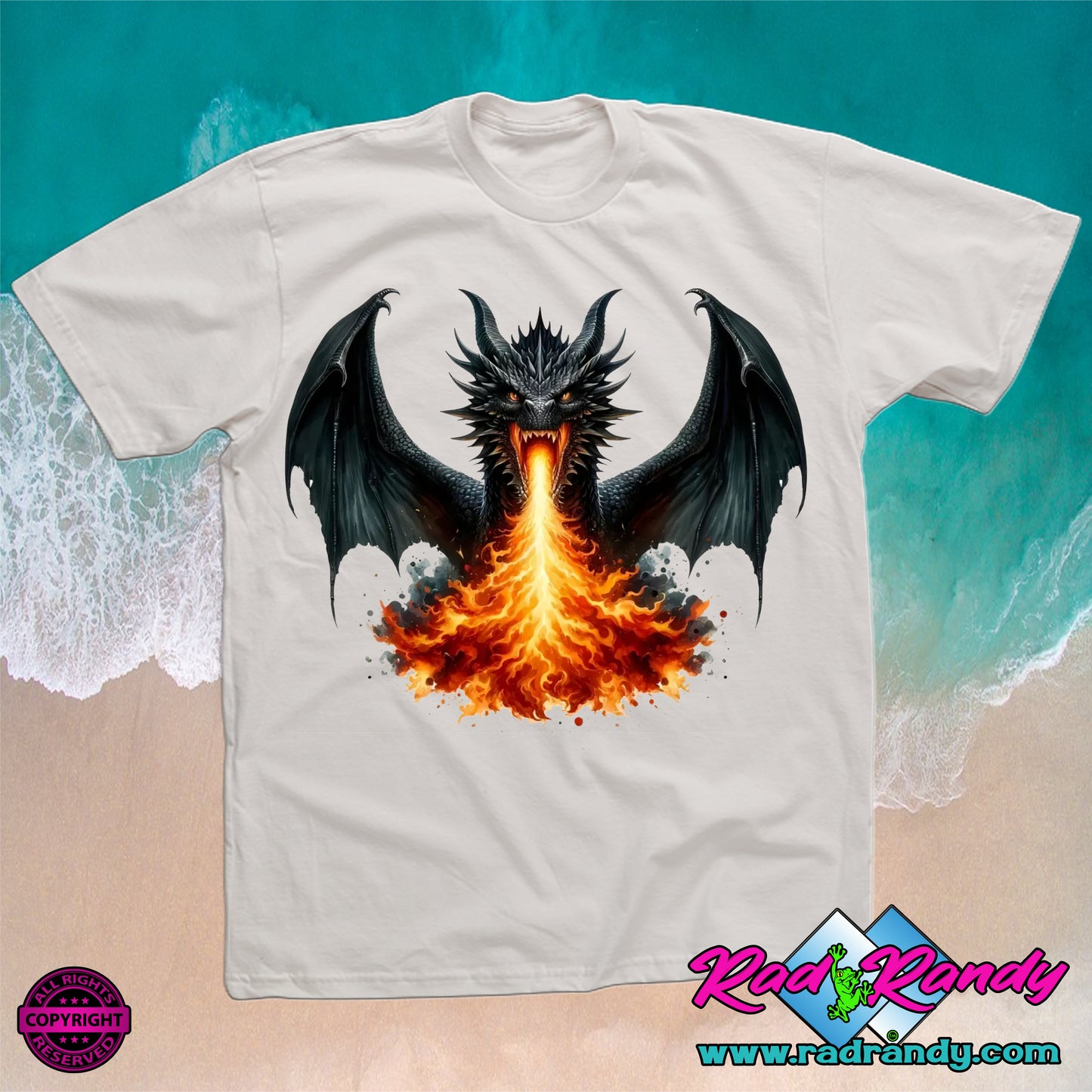 Dragon Fire. PNG Digital Print file.