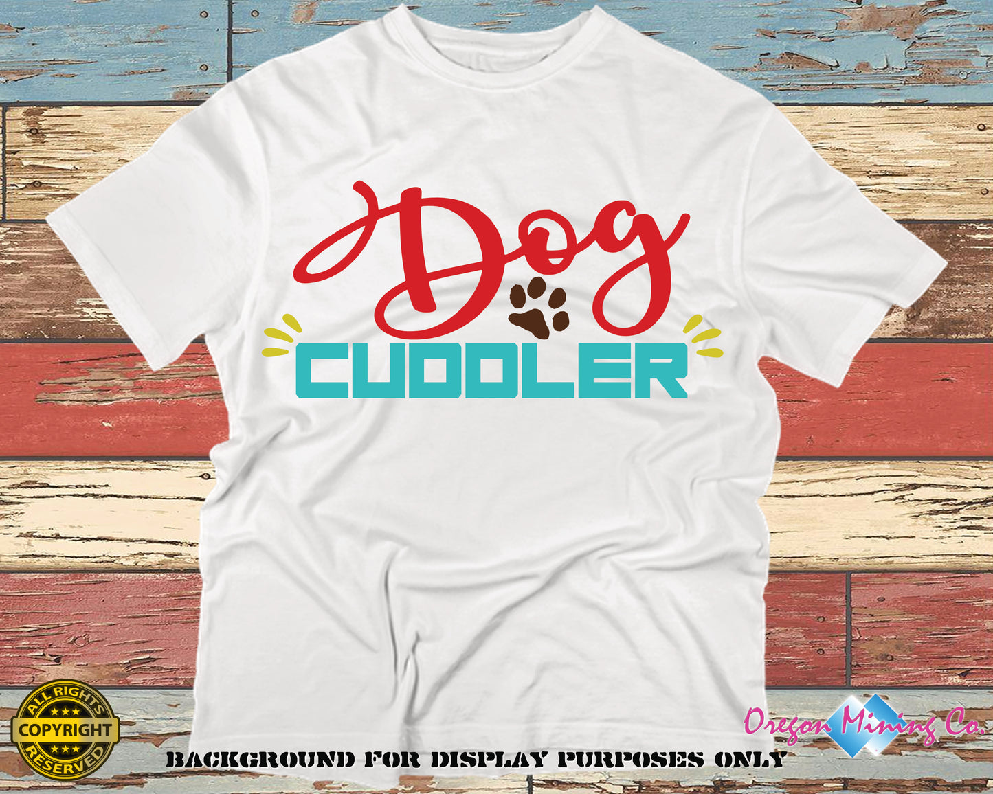 Dog Cuddler. SVG Digital Cut or Print files.