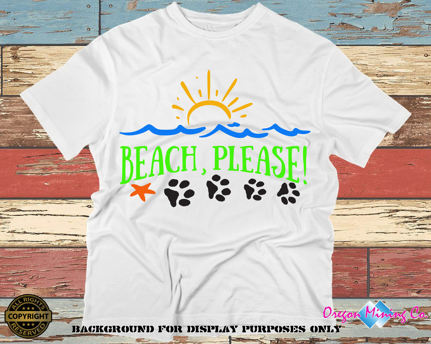 Beach Please. SVG Digital Cut or Print files.