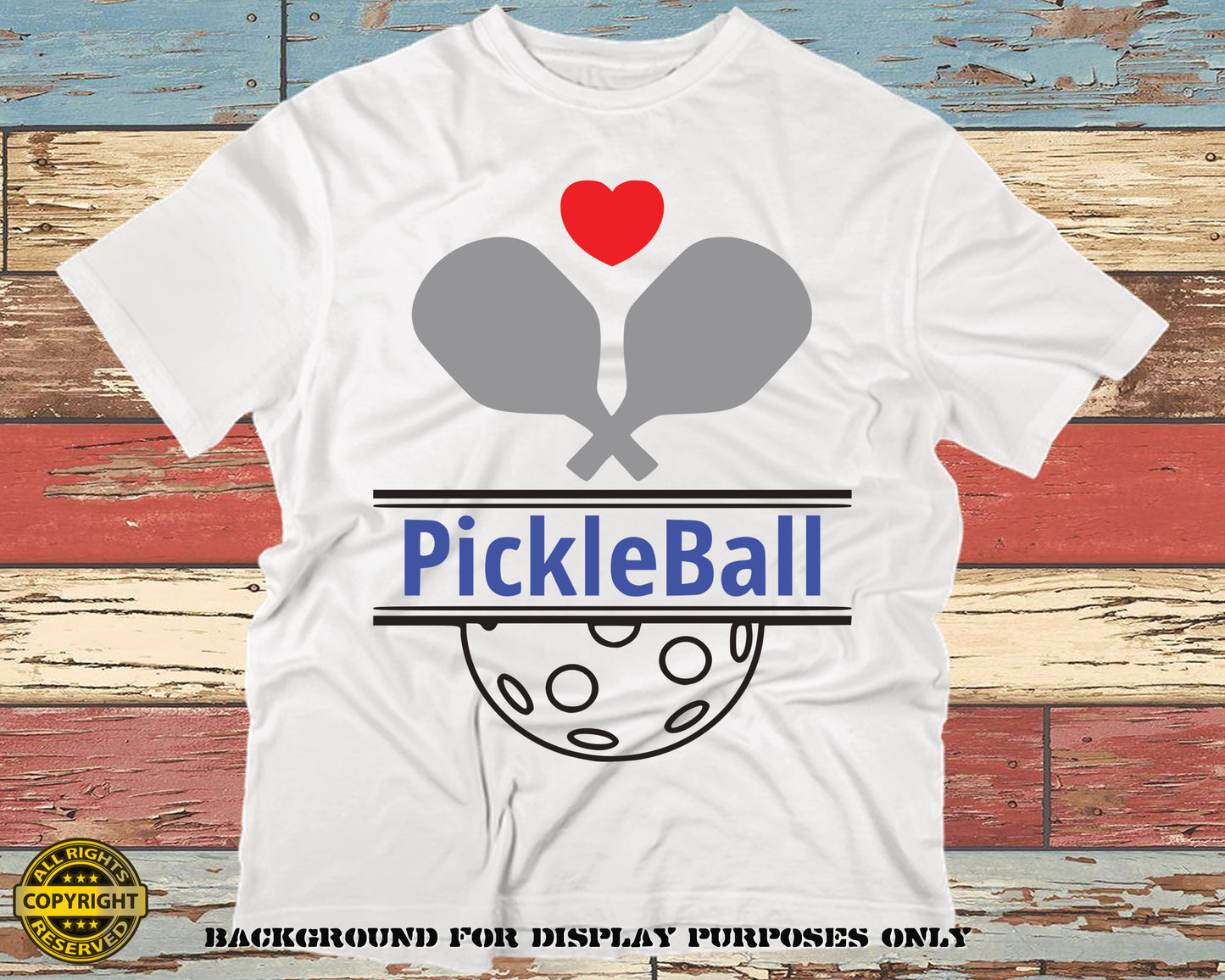 Pickleball. SVG Digital Cut or Print files.