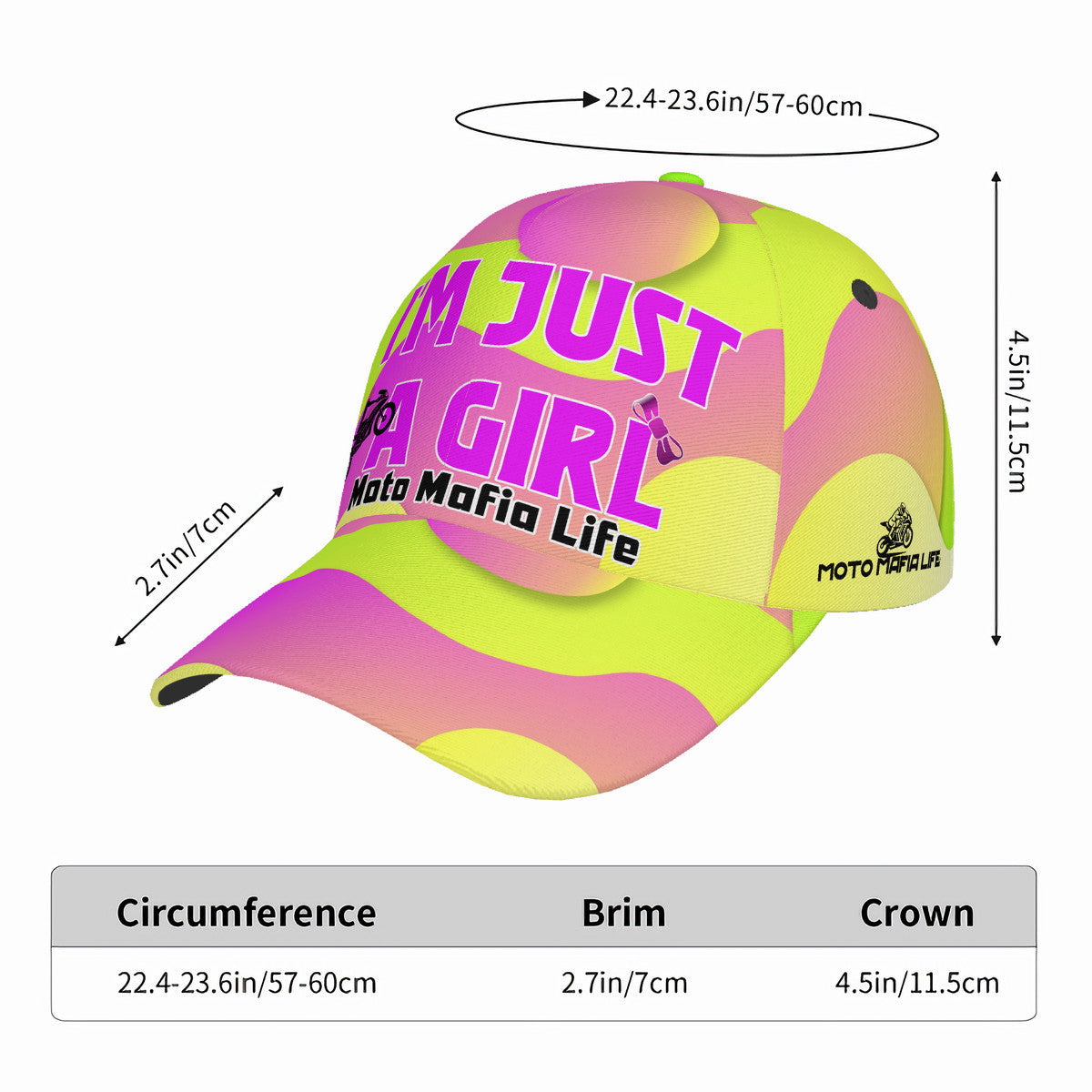 I'M Just a Girl, Moto Mafia Life, Baseball Cap
