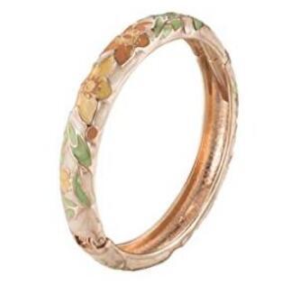Vintage Carved Flower Bracelet