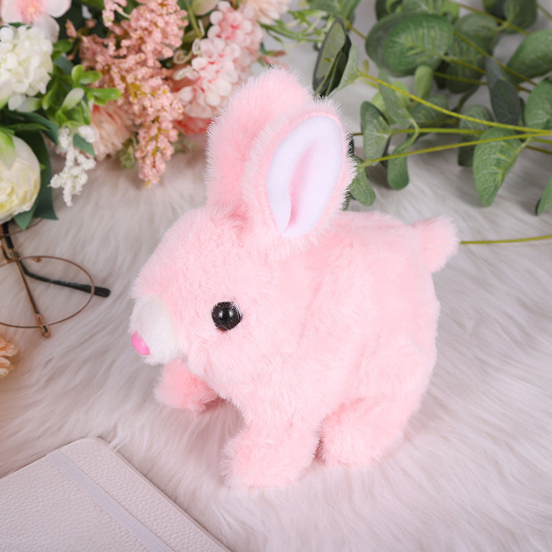 Mechanical Plush Little White Rabbit