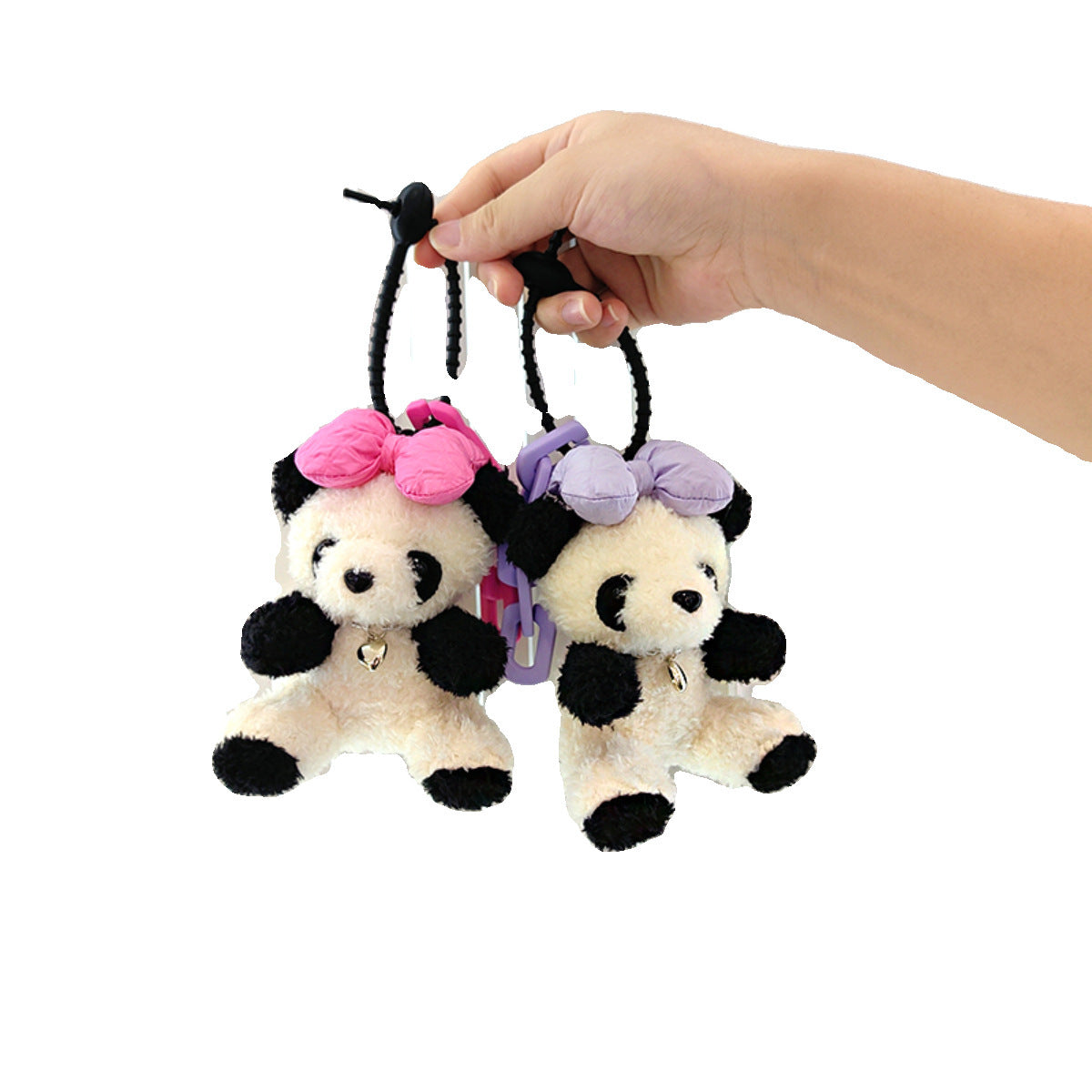 Cute Plush Panda Keychain