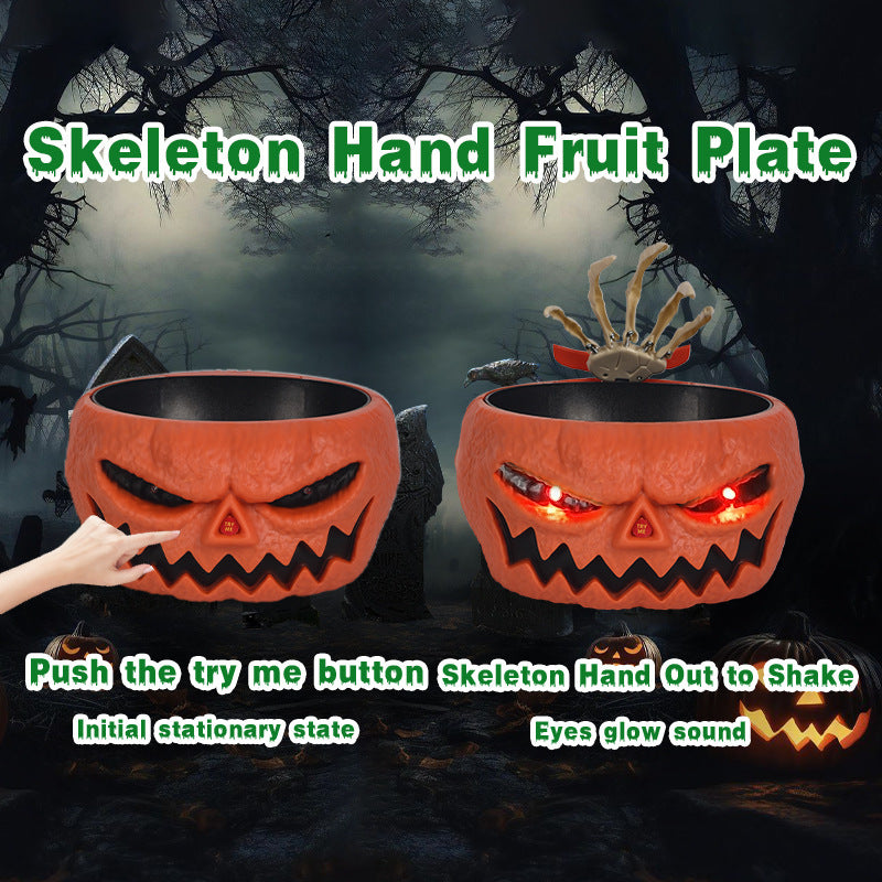 Halloween Candy Bowl with Motion Activated Hand