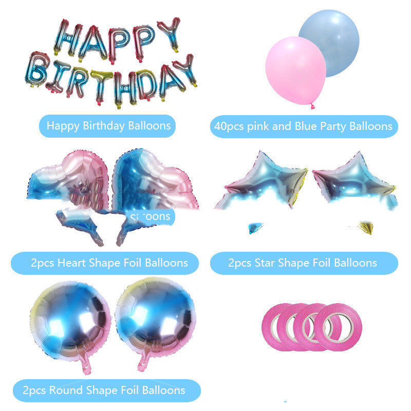 Rainbow Color Birthday Party Decoration Balloons