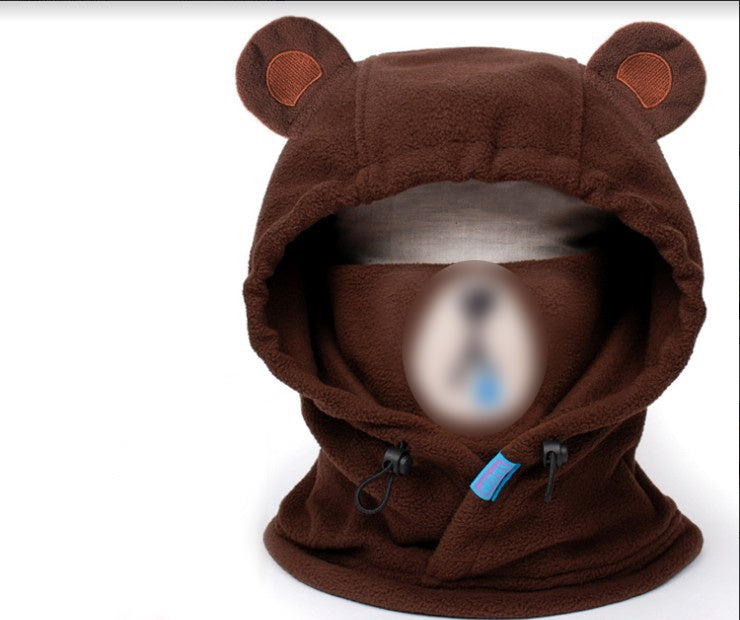 Animal Head Cover Adjustable Hood