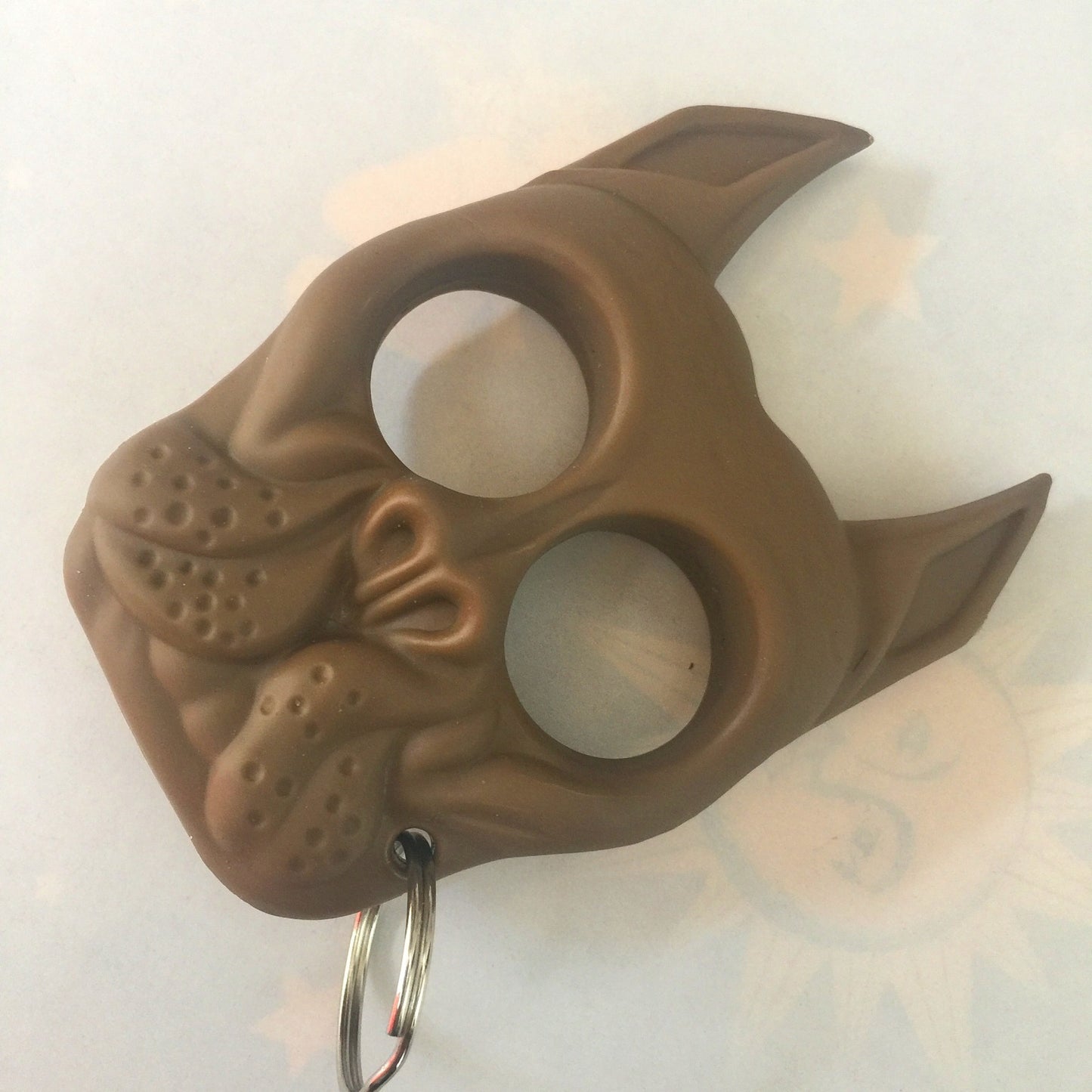 Dog Head Self-defense Keychain