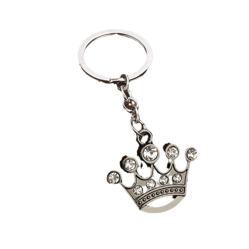 Zircon Diamond Crown Keychain