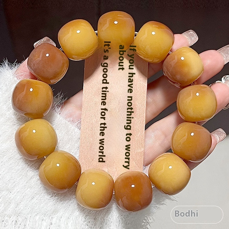 Rare Large Size Bodhi Root Bracelet