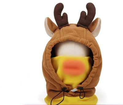 Animal Head Cover Adjustable Hood
