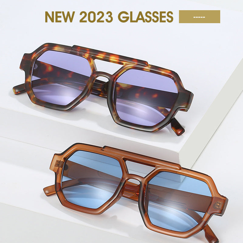 Bold Double Beam Sunglasses