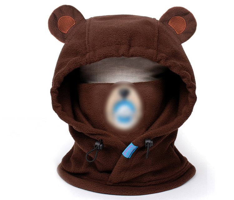 Animal Head Cover Adjustable Hood