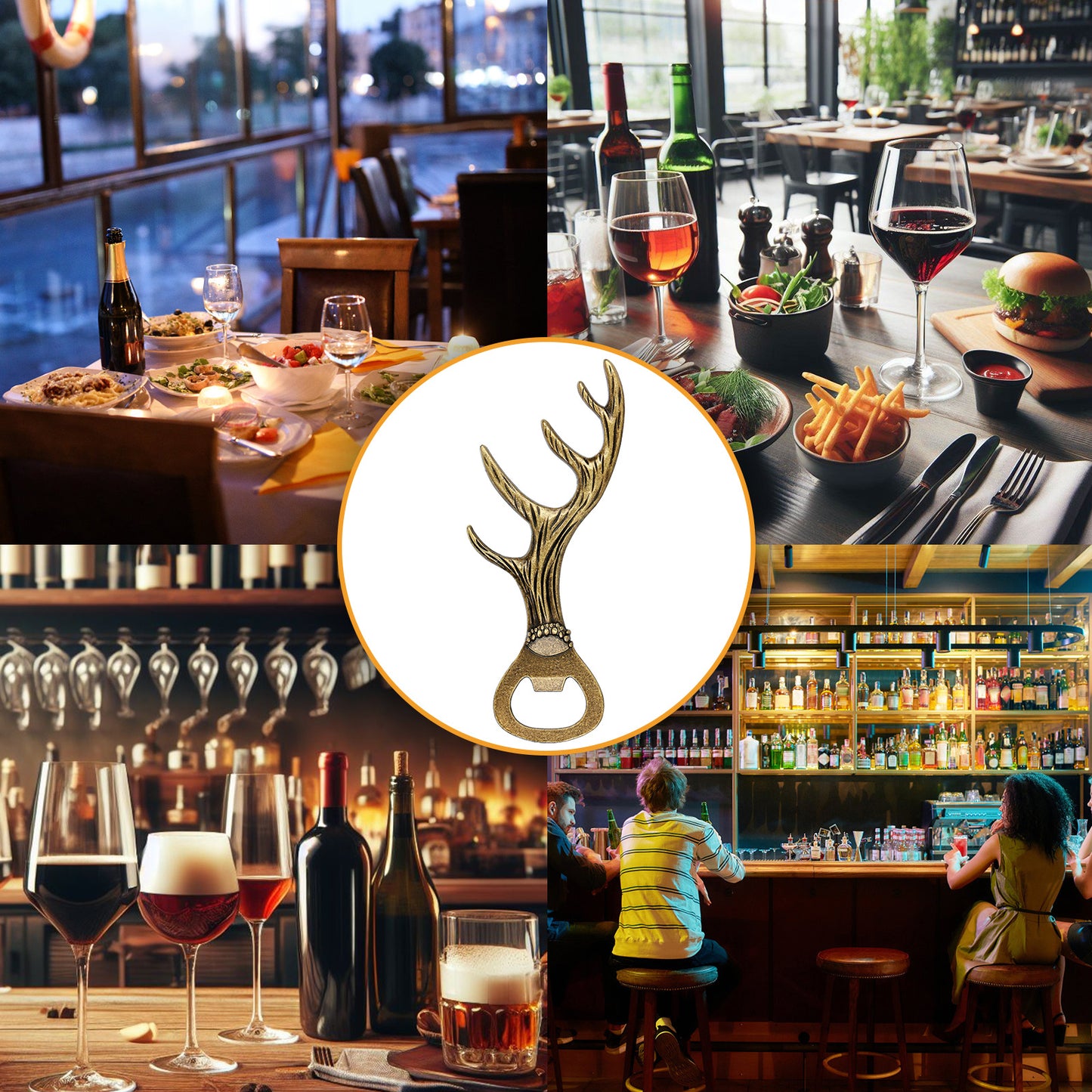 Deer Antler Bottle Opener