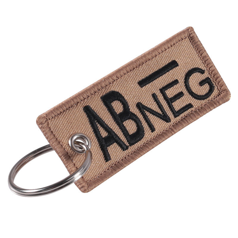 Blood Type Keychain