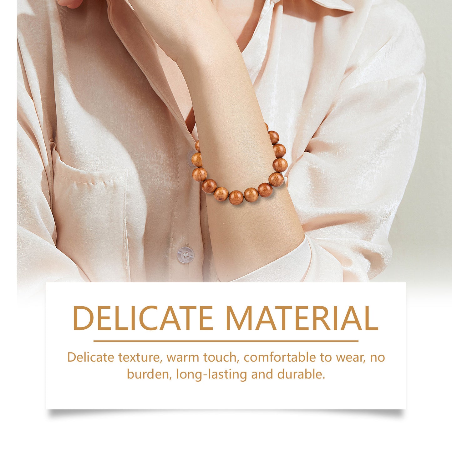 Rosewood Beads Bracelet