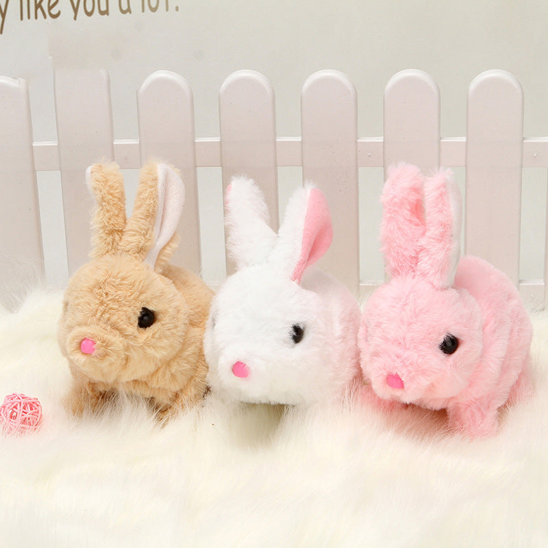 Mechanical Plush Little White Rabbit