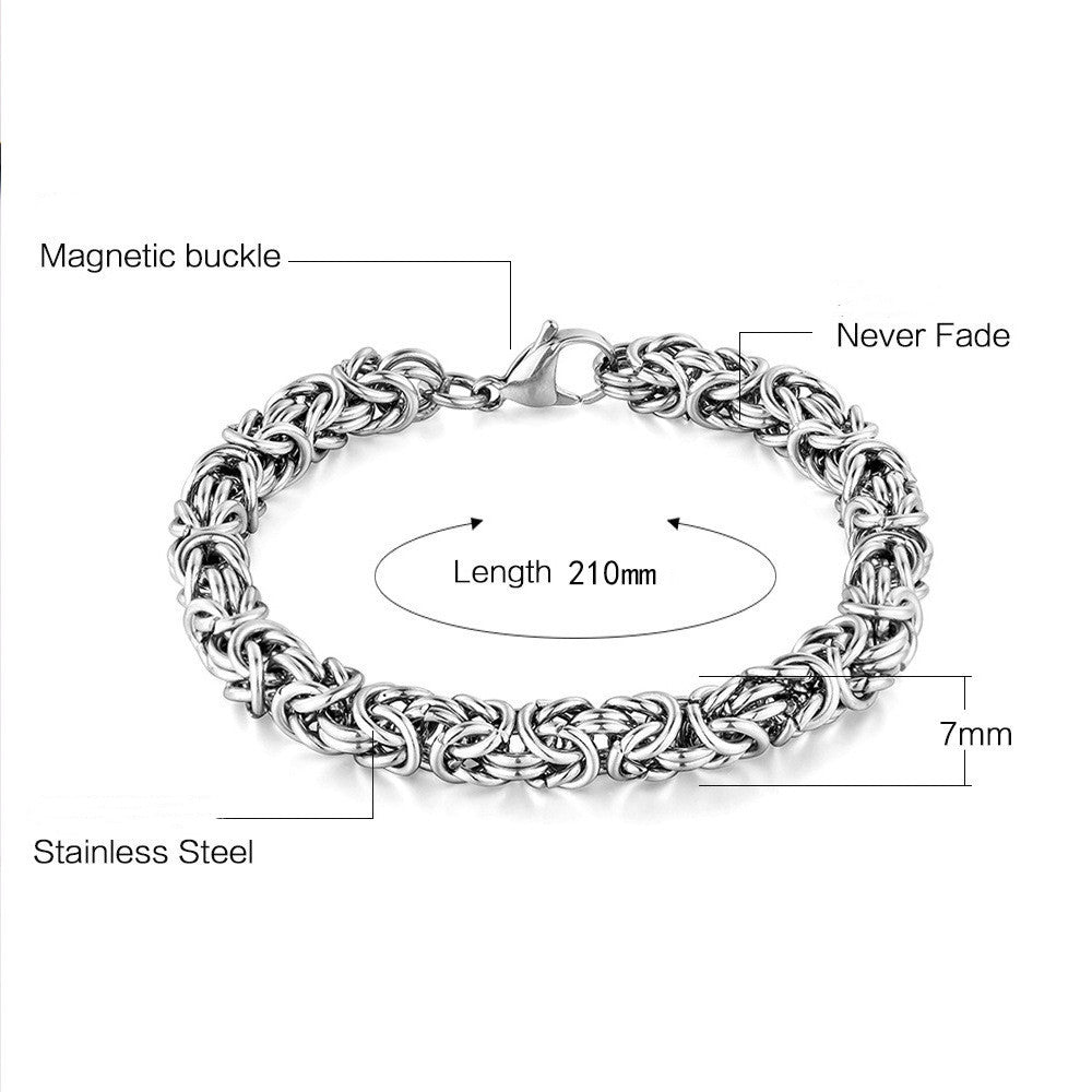 Titanium Steel Men's Bracelet