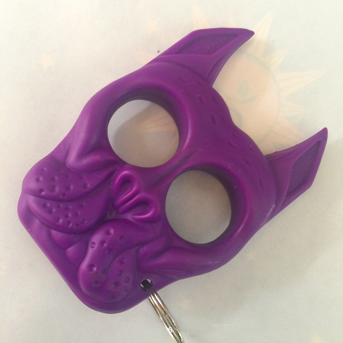 Dog Head Self-defense Keychain