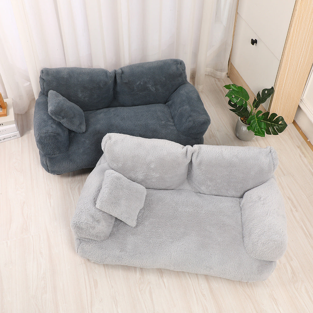 Plush Rabbit Pet Sofa