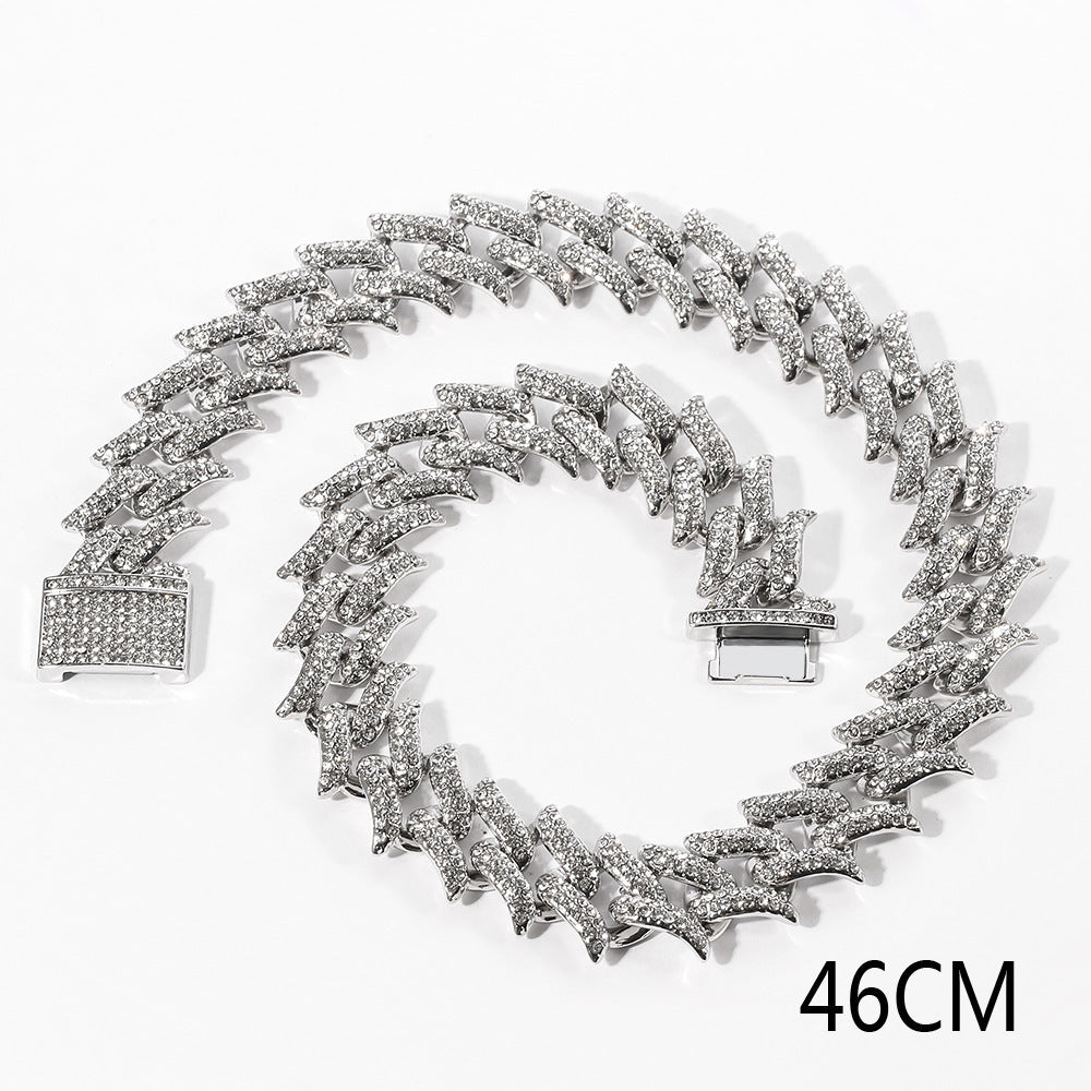 Rhombus Telescopic Chain Necklace