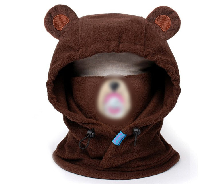 Animal Head Cover Adjustable Hood