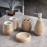 Brushed Ceramic Bathroom set