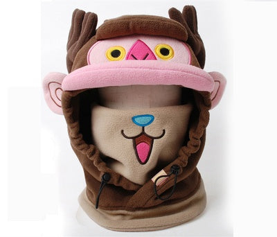 Animal Head Cover Adjustable Hood