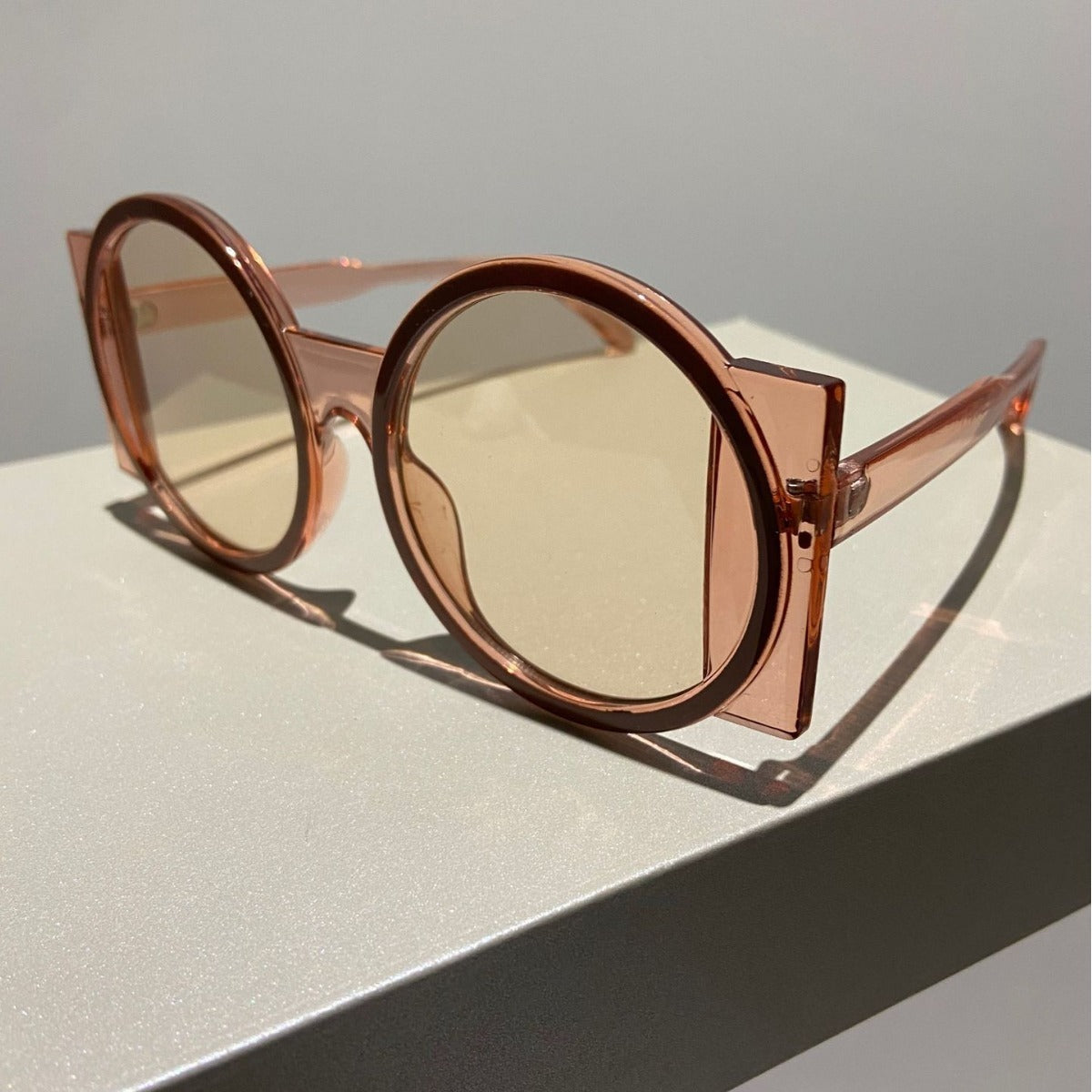 Big Round Large Frame Sunglasses