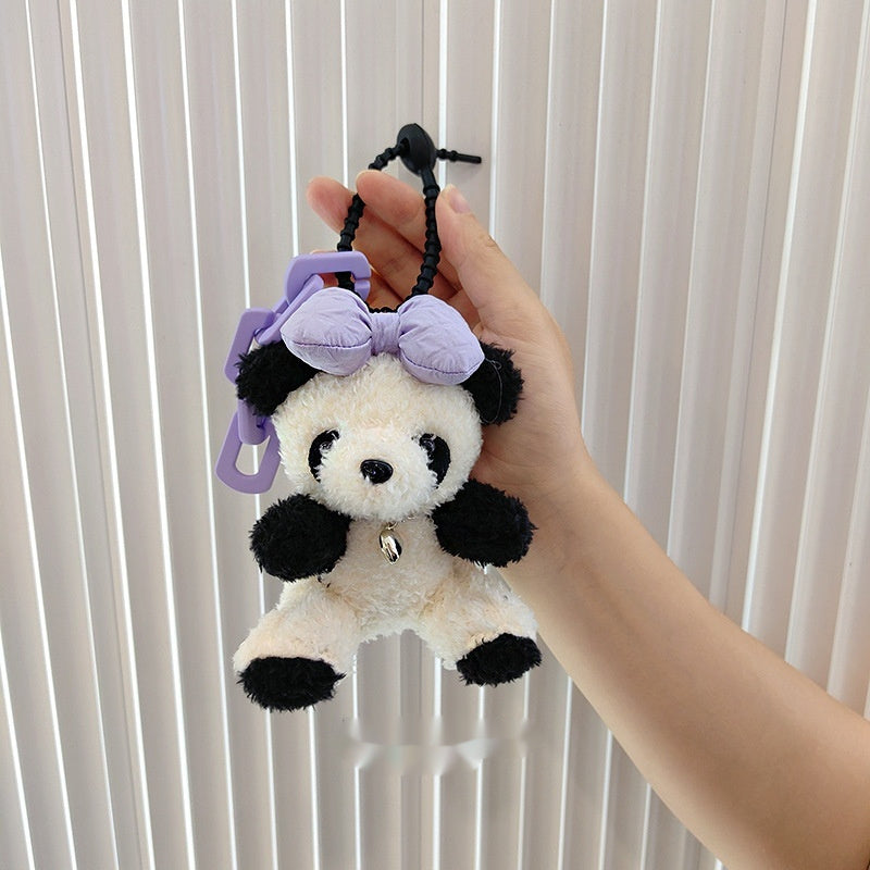 Cute Plush Panda Keychain