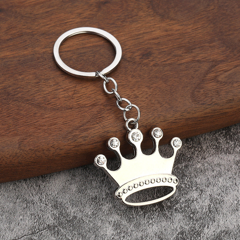 Zircon Diamond Crown Keychain