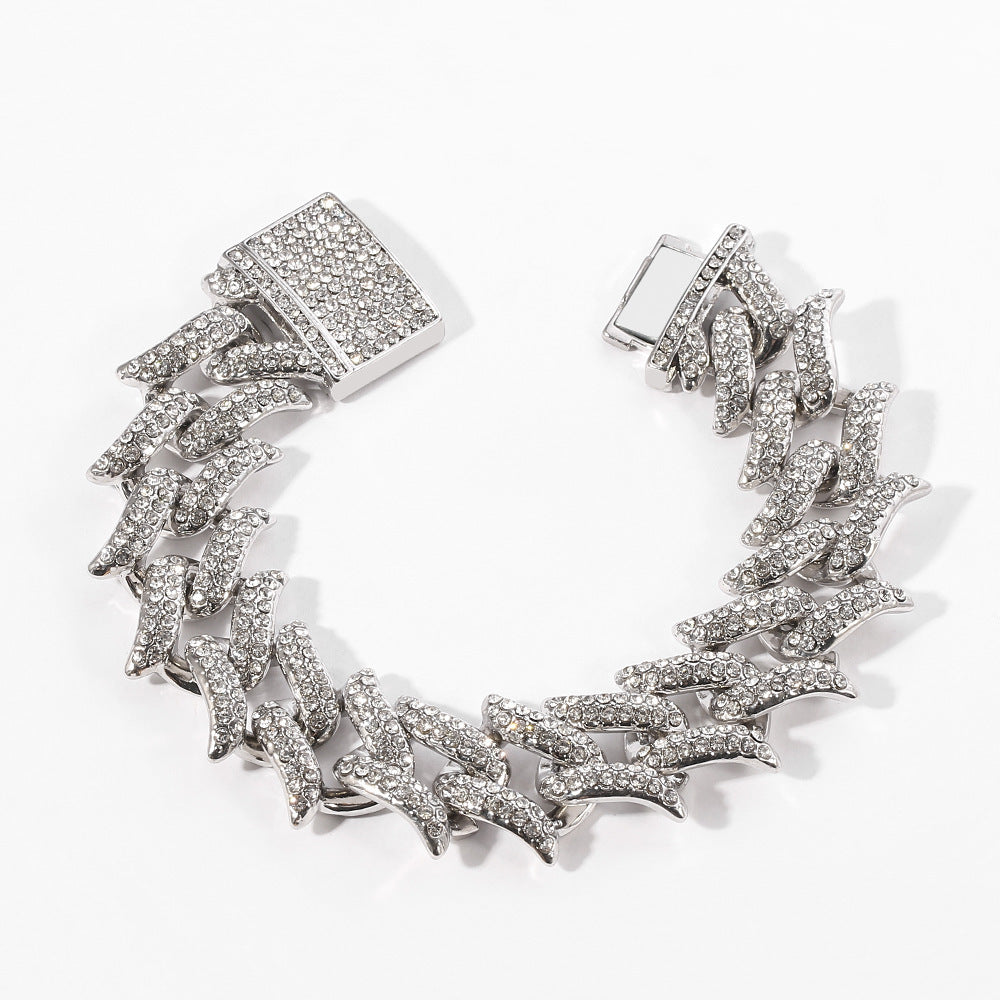 Rhombus Telescopic Chain Necklace
