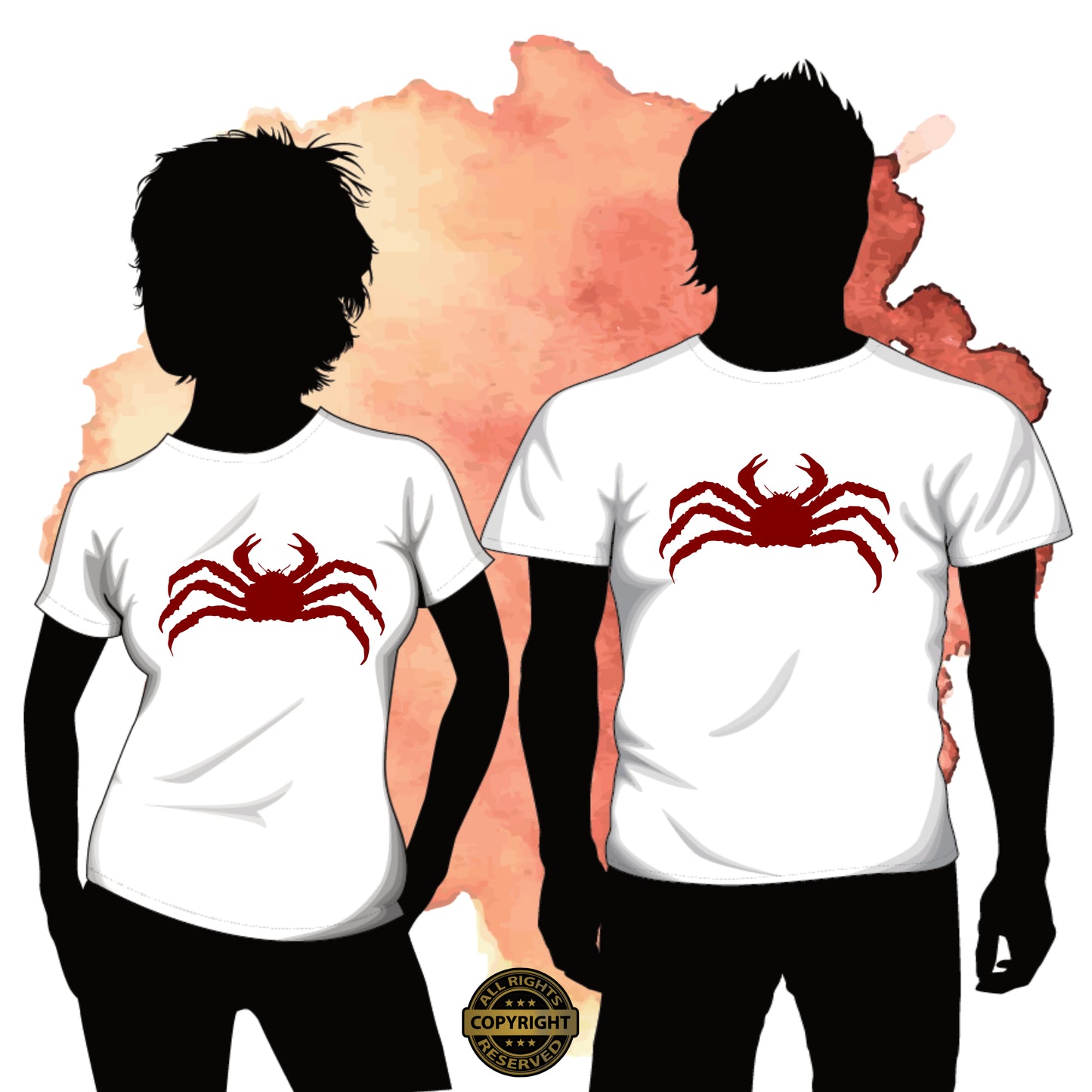 Crab, SVG Digital Cut or Print file.