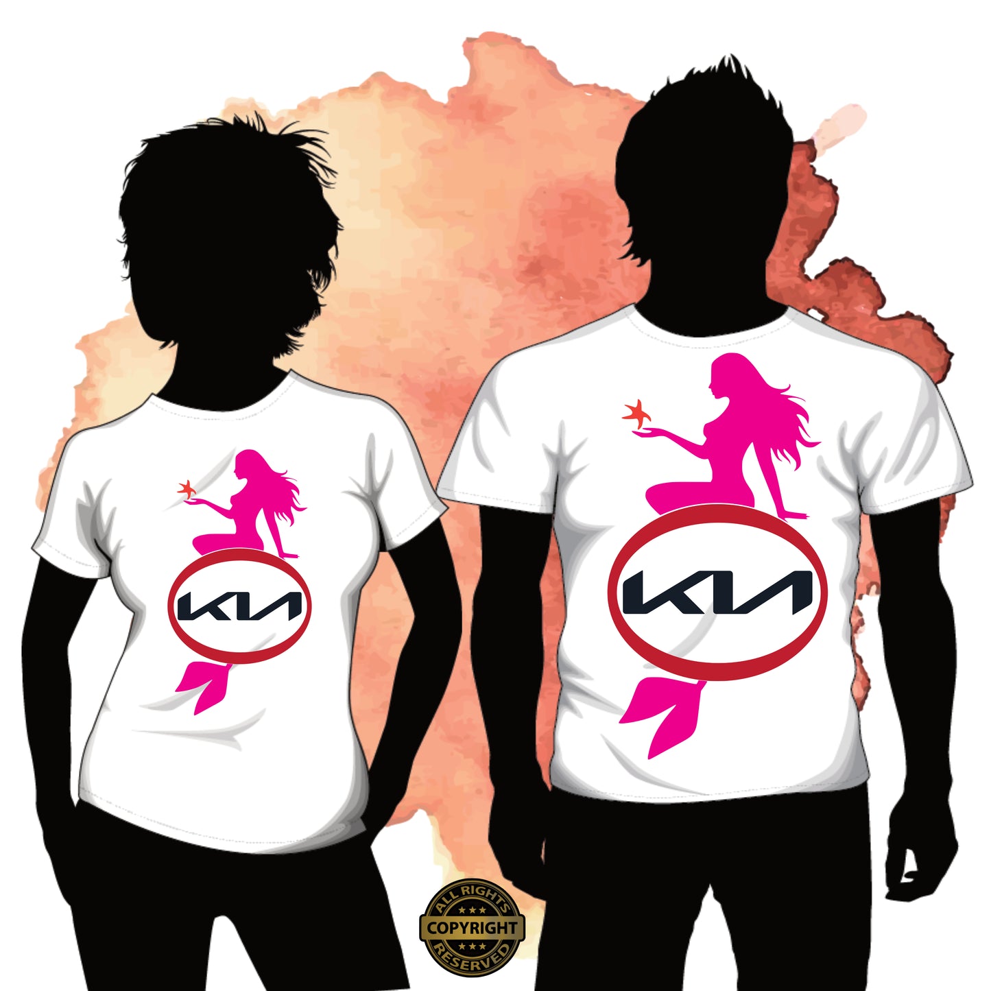 Kia Mermaid, SVG Digital Cut or Print file.