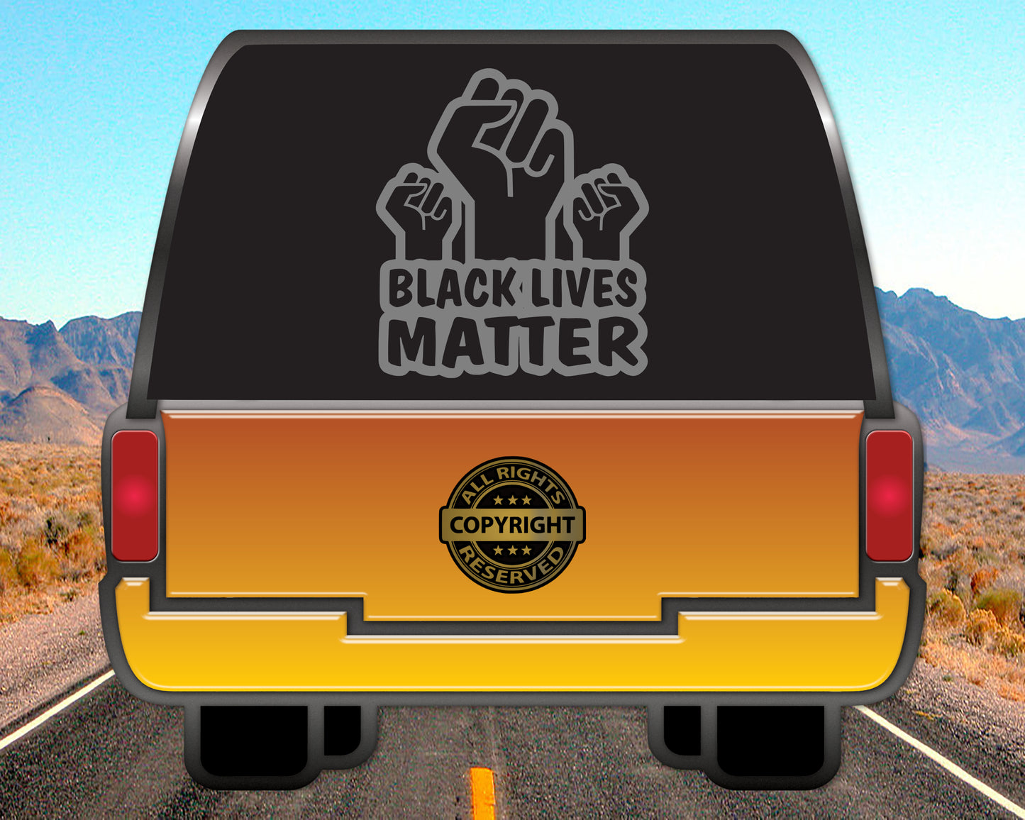 Black Lives Matter, Vinyl Decal