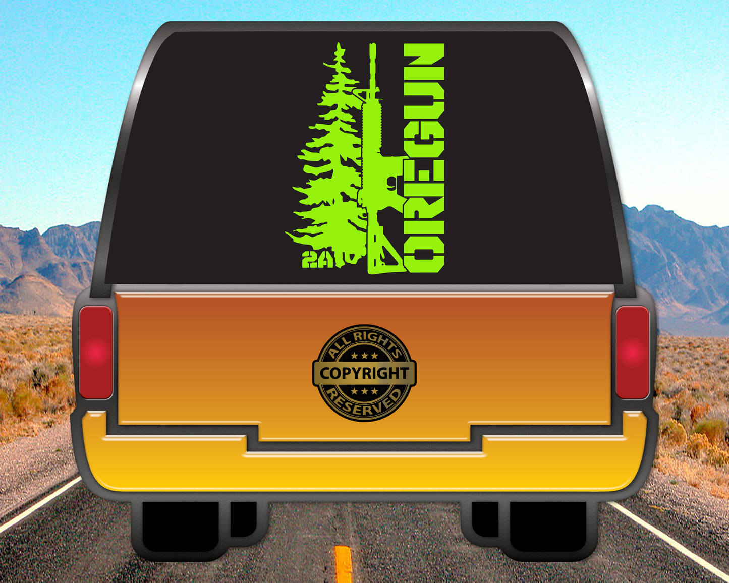 Oregun 2A, Vinyl Decal