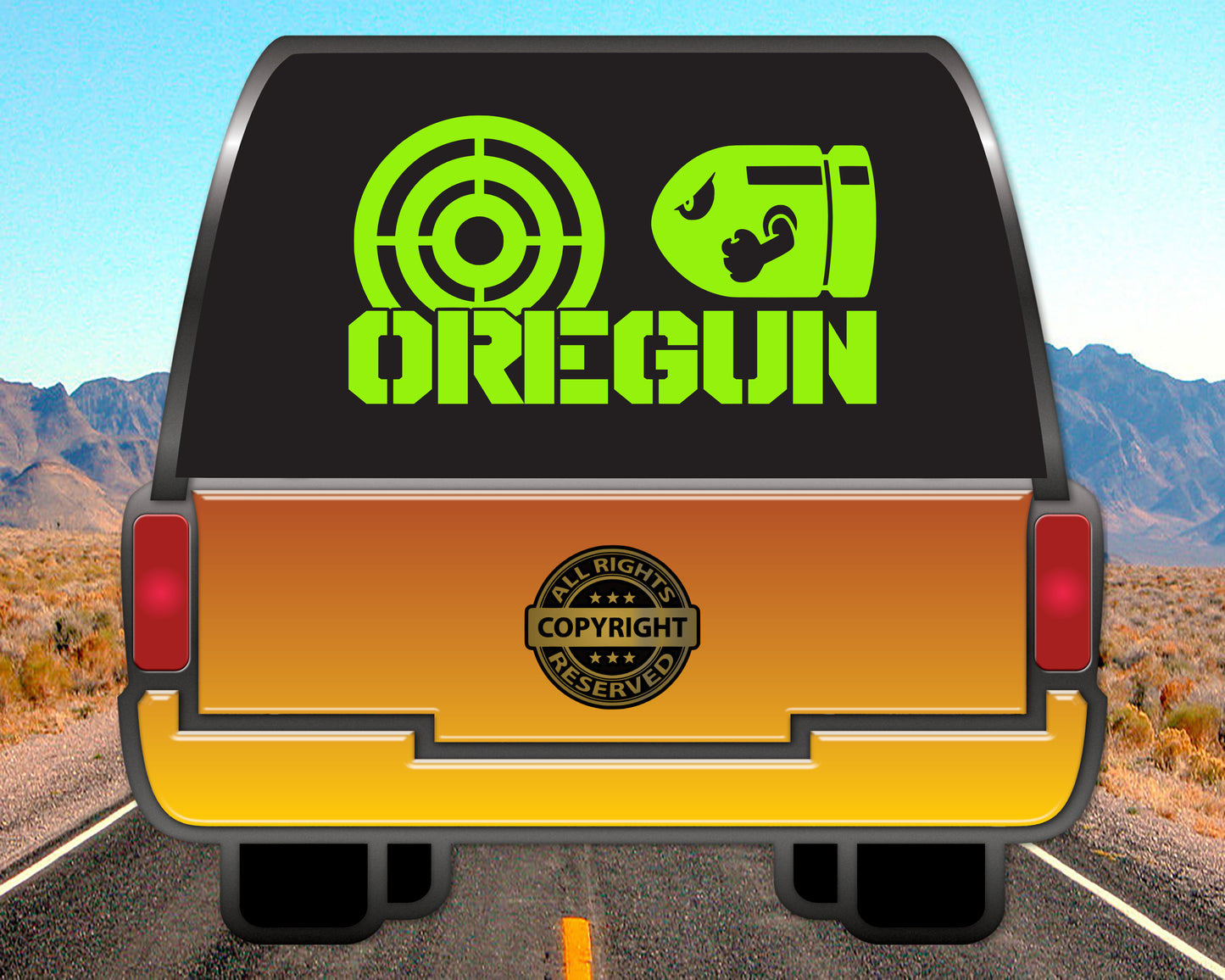 Oregun 2A, Vinyl Decal