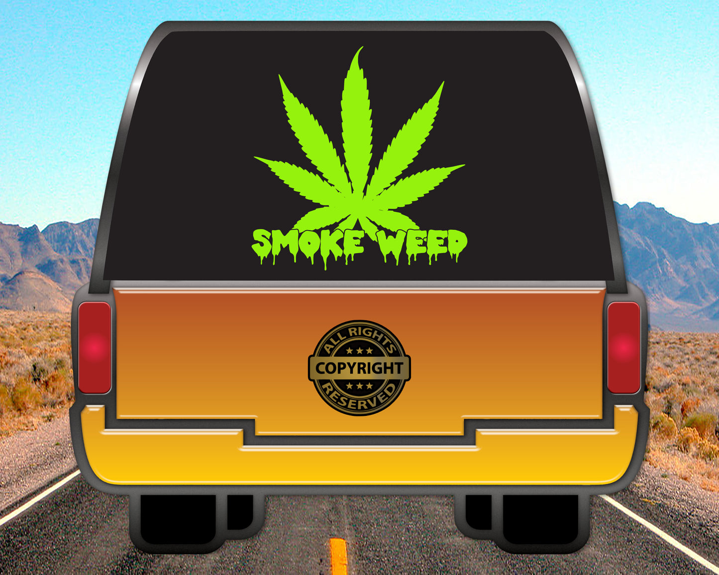 Smoke Weed, Vinyl Decal