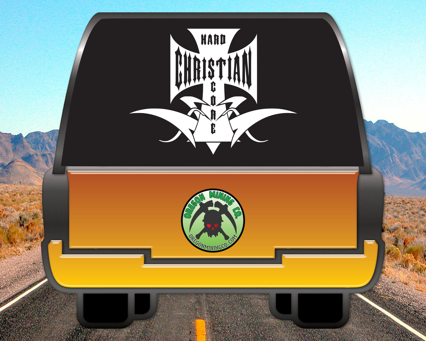 Hard Core Christian Vinyl Decal