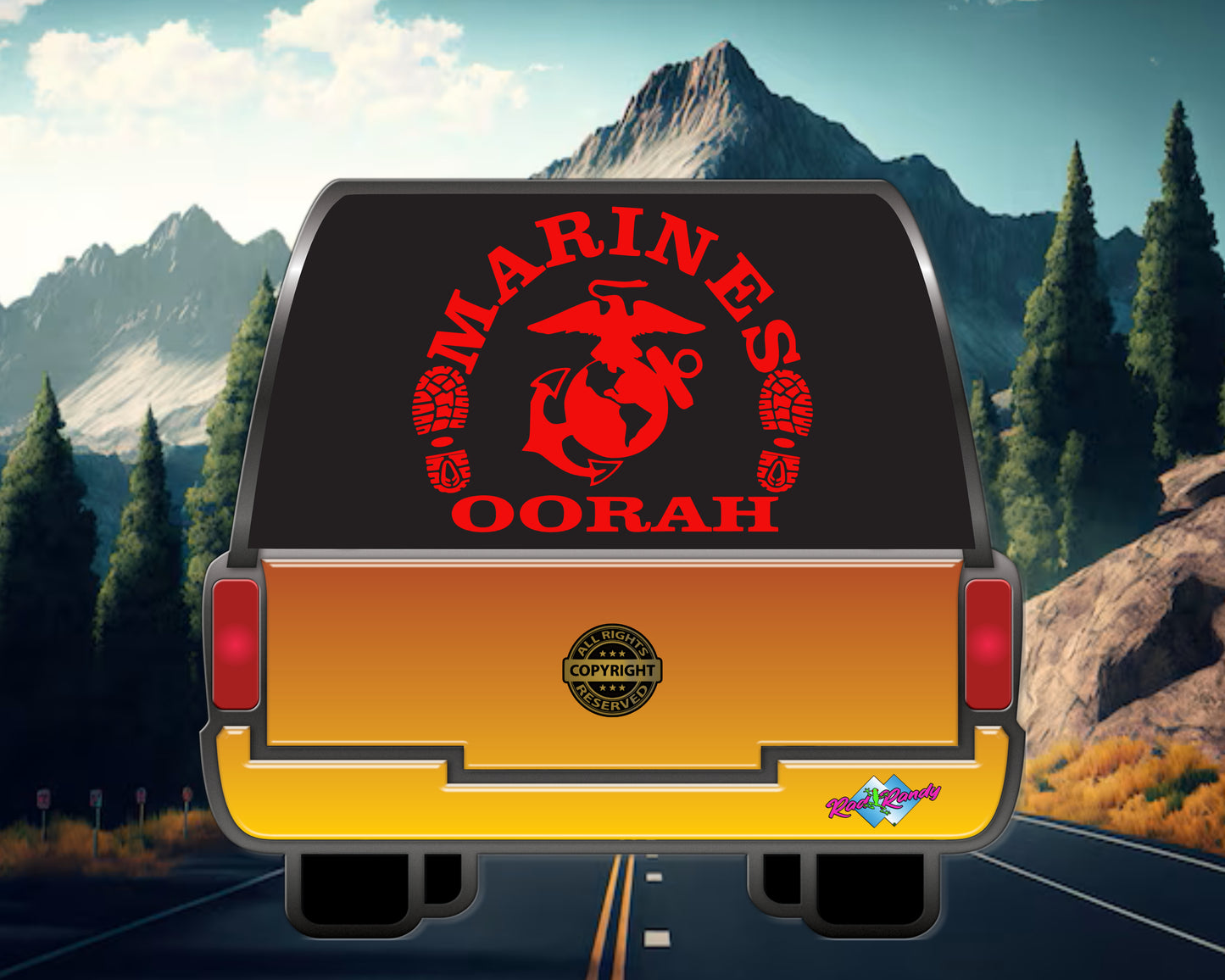 Marines, Vinyl Decal
