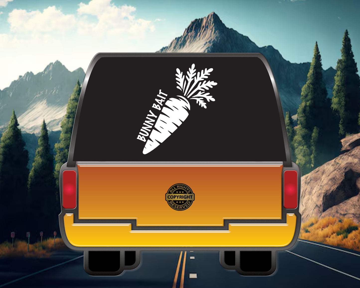 Bunny Bait, Moto Vinyl Decal