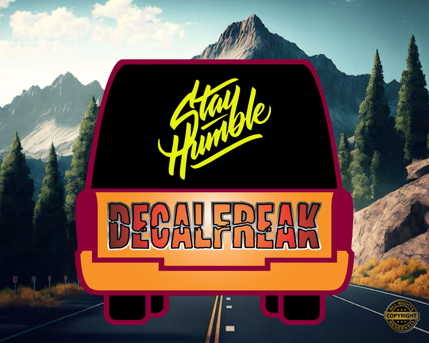 Stay Humble. Vinyl Decal
