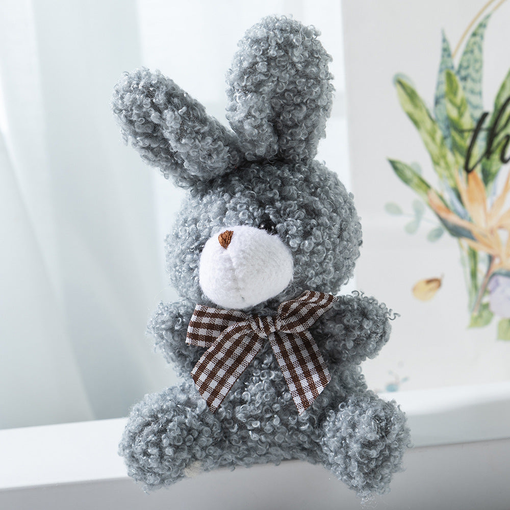 Cute Bow Tie Bunny Keychain