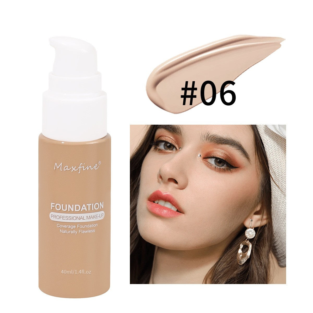 12 Color Waterproof Liquid Foundation