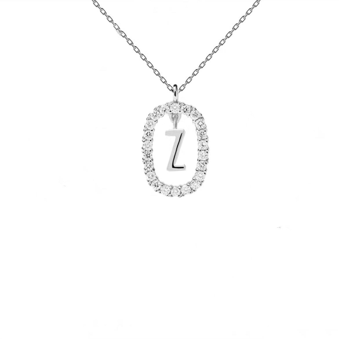 Stylish Zircon Alphabet Clavicle Chain