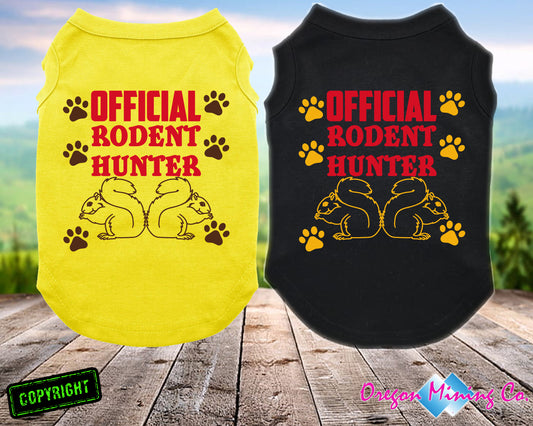 Official Rodent Hunter. SVG Digital Cut or Print files.