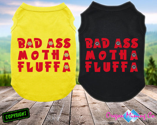 Bad Ass Motha Fluffa. SVG Digital Cut or Print files.