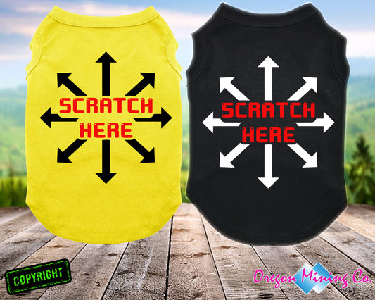 Scratch Here. SVG Digital Cut or Print files.